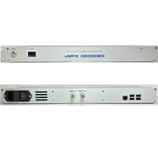 micrompx decoder rackmount. at proFM Broadcast